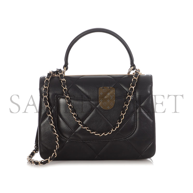 CHANEL MASTER QUILTED LAMBSKIN SMALL TRENDY CC FLAP BAG (25*17*7.5cm)